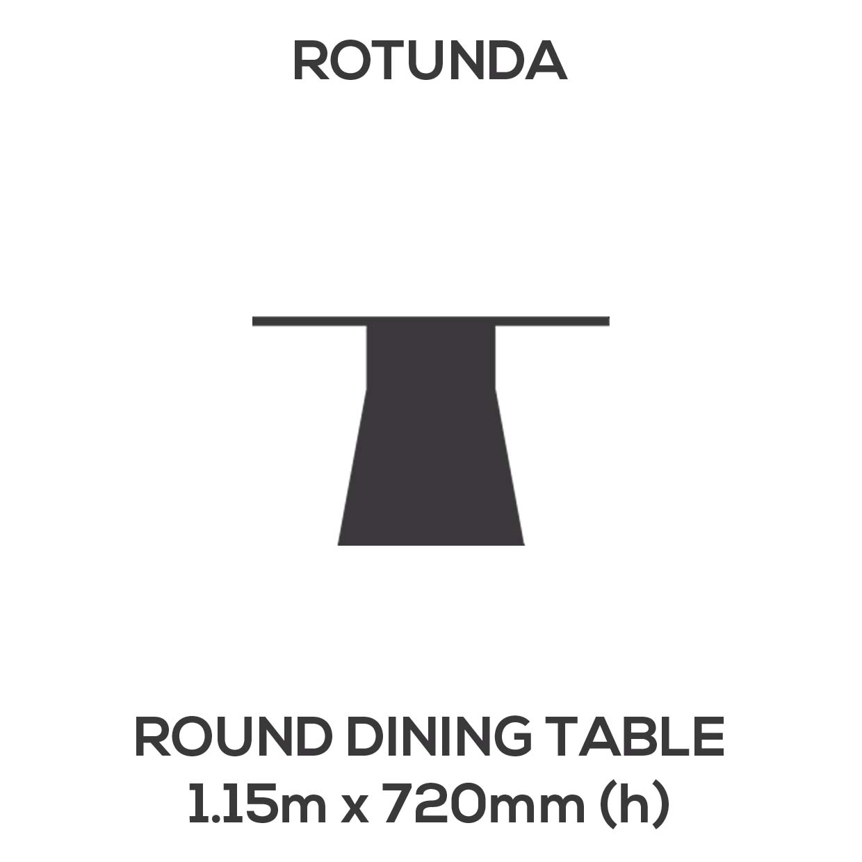 
                  
                    ROUND DINING TABLE
                  
                